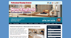 Desktop Screenshot of neprofessionalcleaning.com